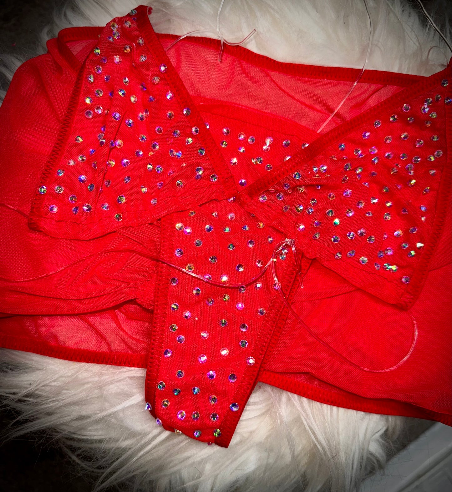 APHRODITE - Ruby Red Skirt Set