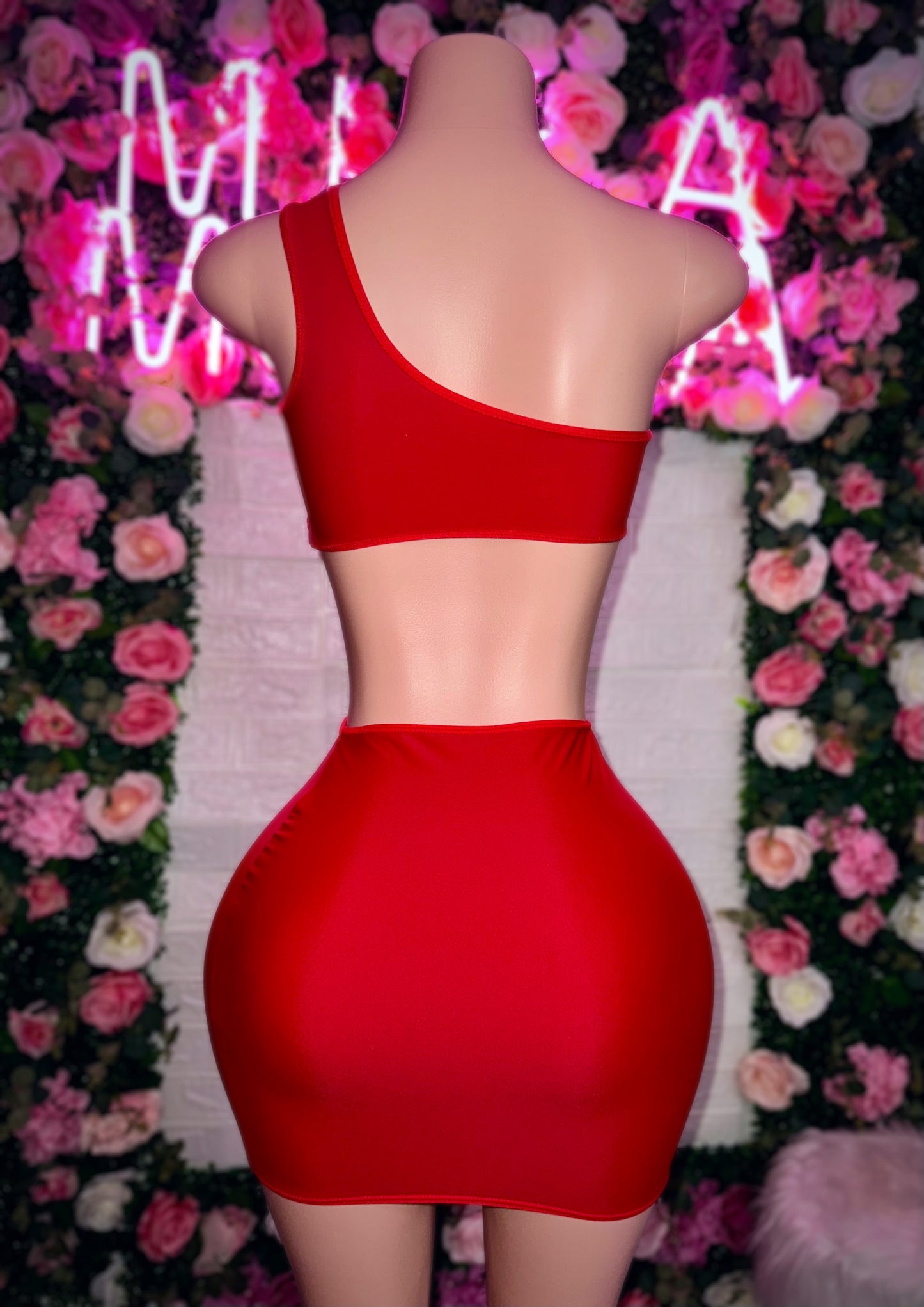 AUBREY - Ruby Red Dress