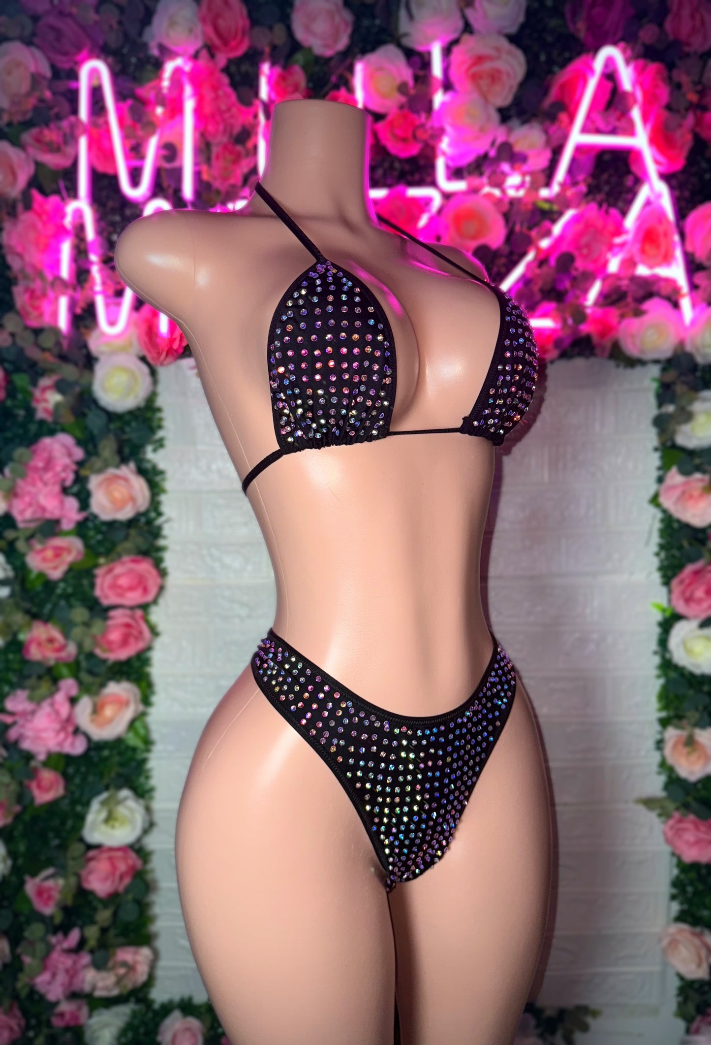 CHLOE- Black Two Piece