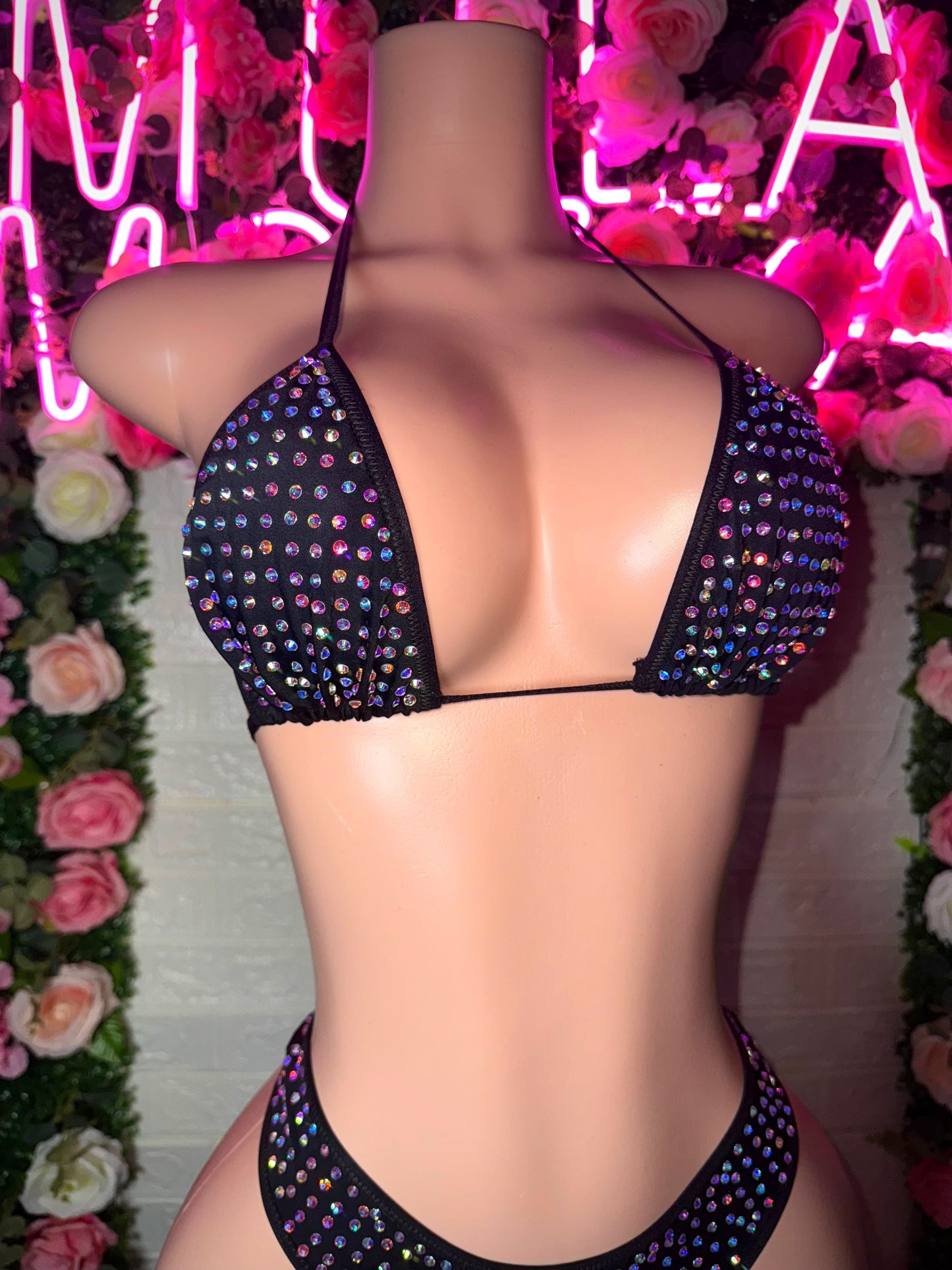 CHLOE- Black Two Piece