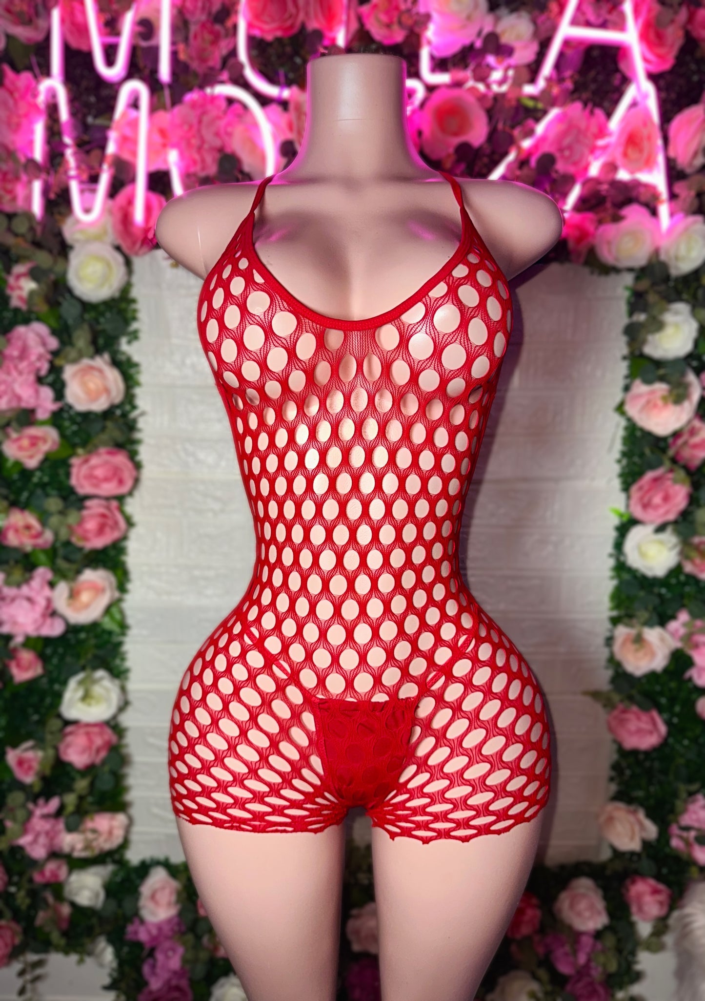 GIGI Fishnet Romper