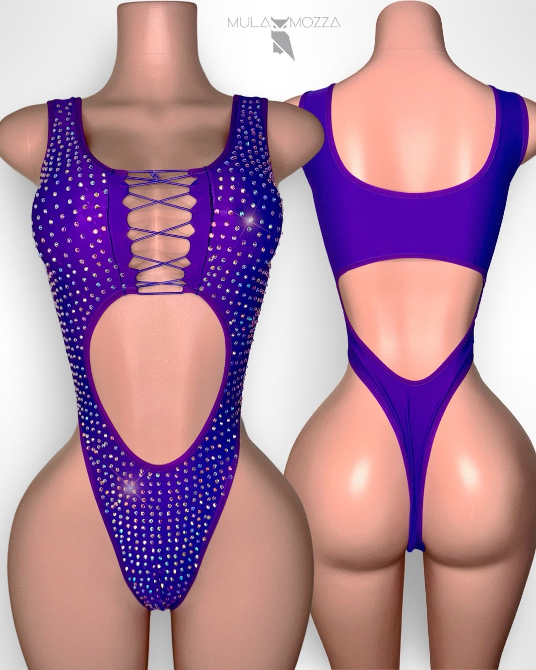 CELESTINE - Purple One Piece- READY TO SHIP