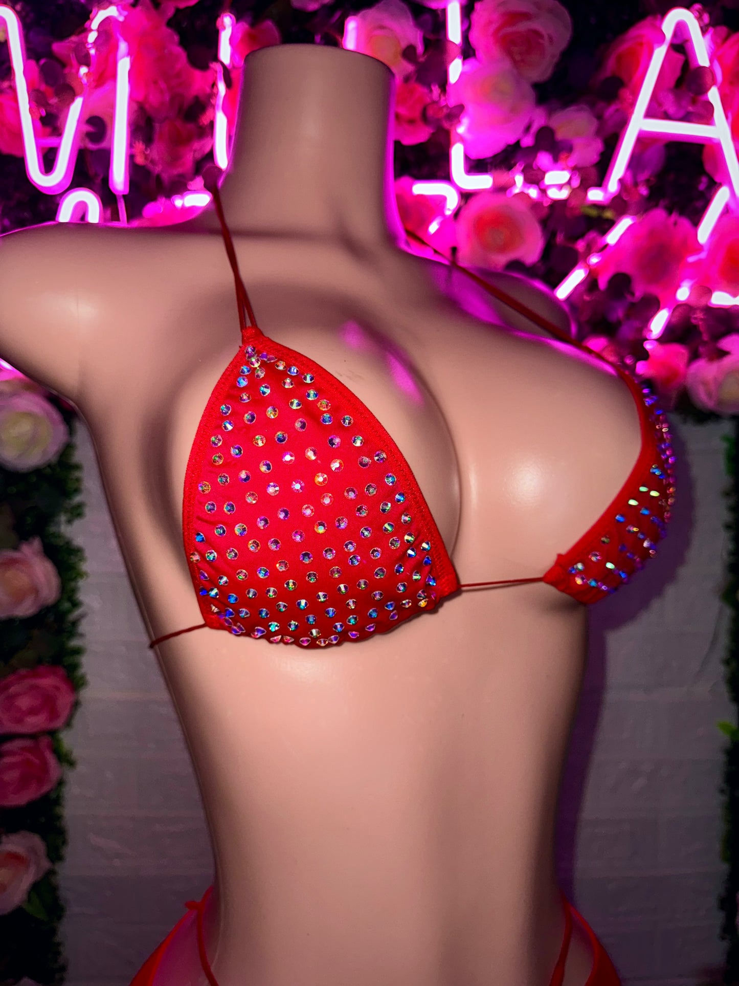 VESPERA - Ruby Red Skirt Set