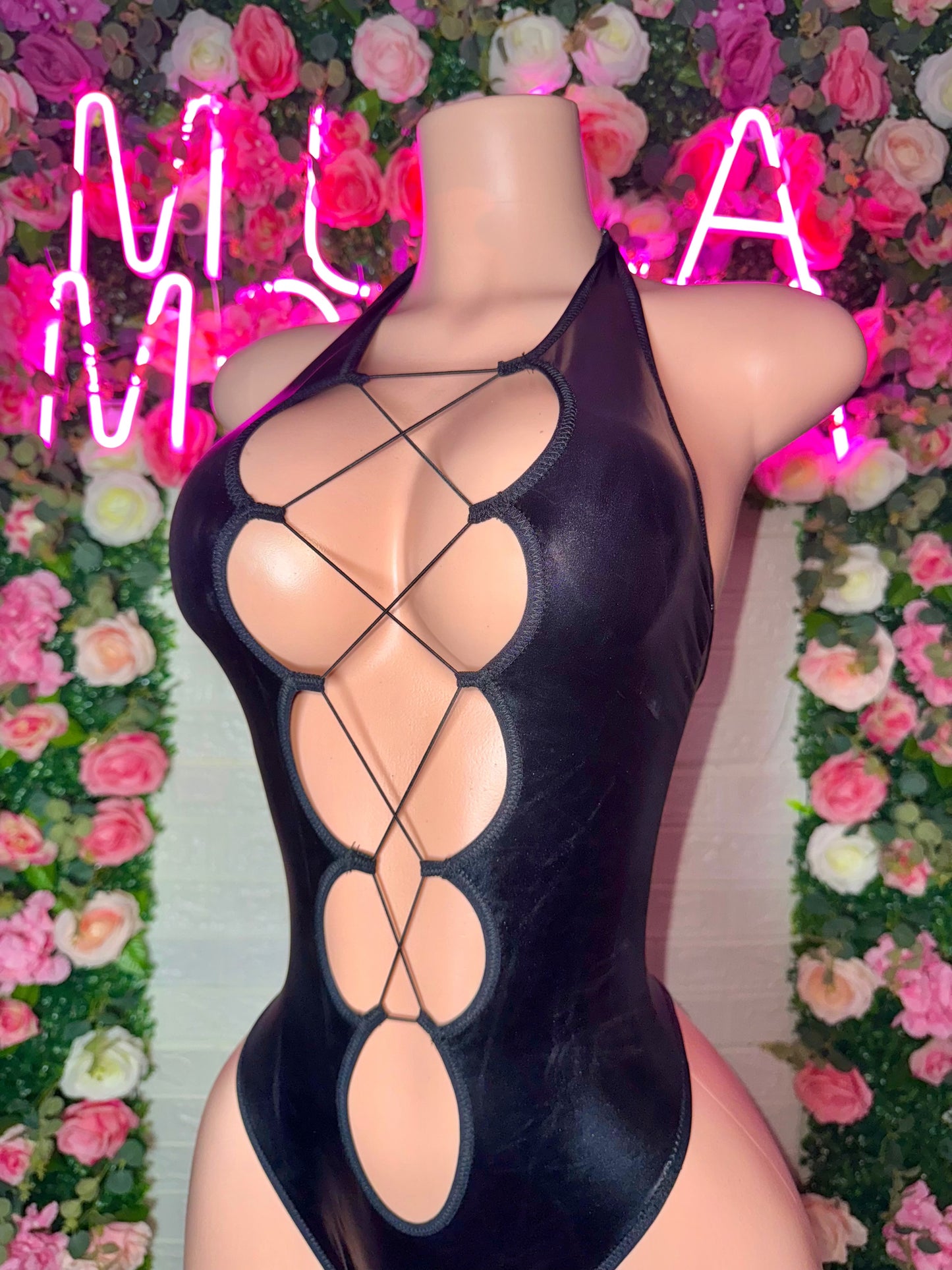 DESIREE - Midnight Latex Bodysuit