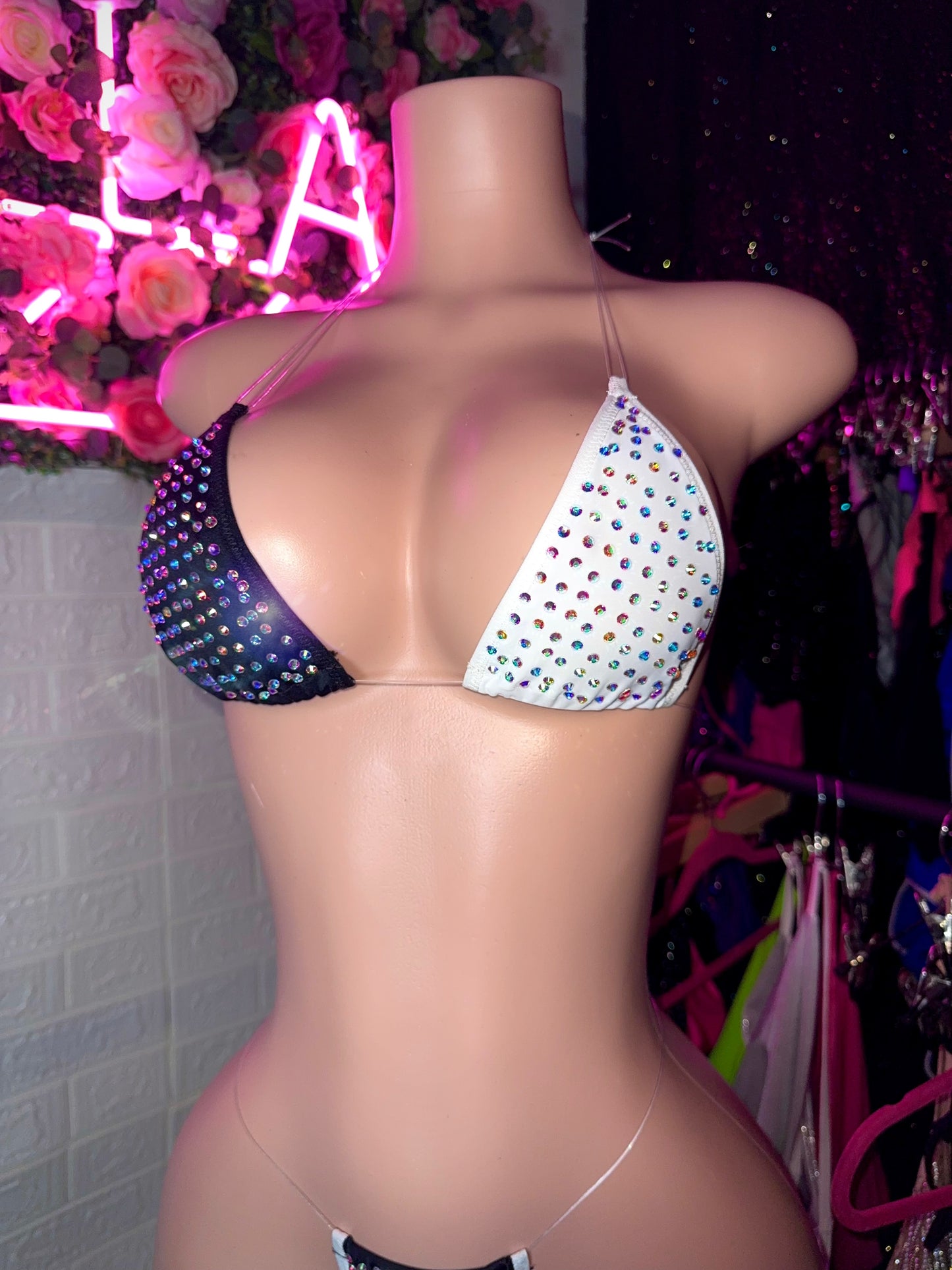 VENUS - Ying Yang Rhinestone Bikini