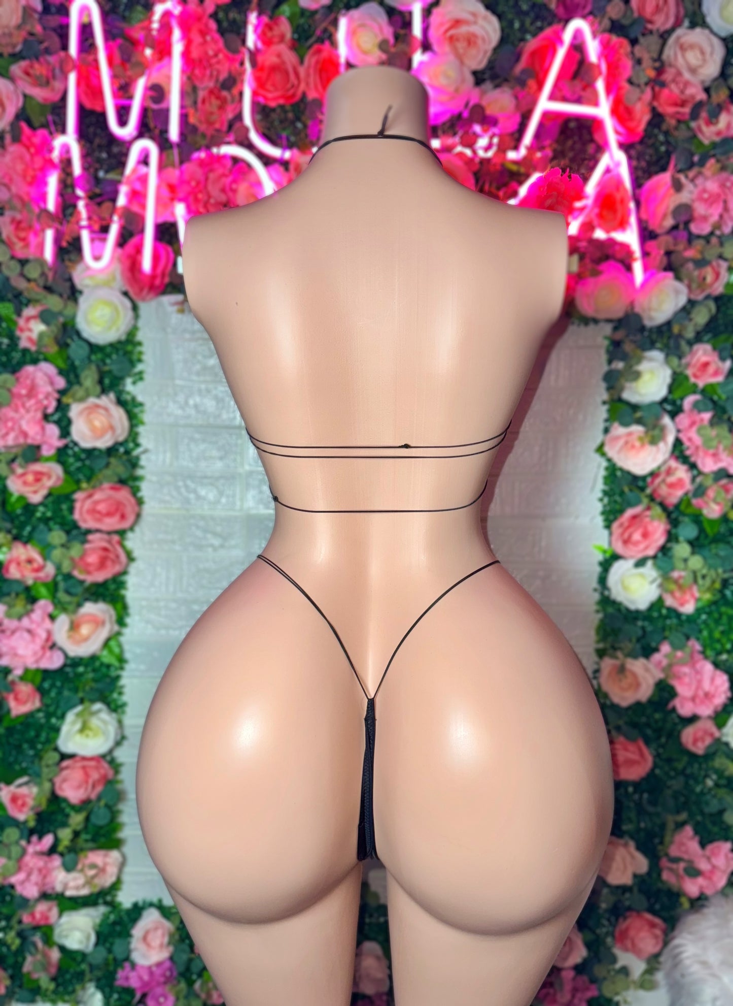 LALA - Midnight Latex Two Piece