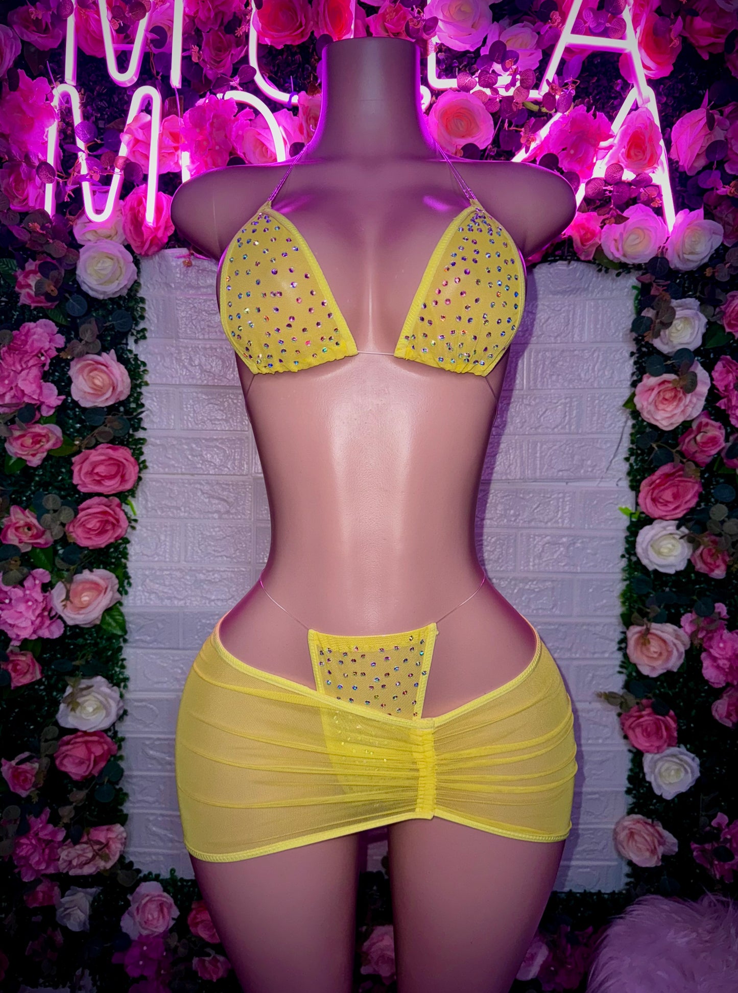 APHRODITE - Lemon Drop Skirt Set