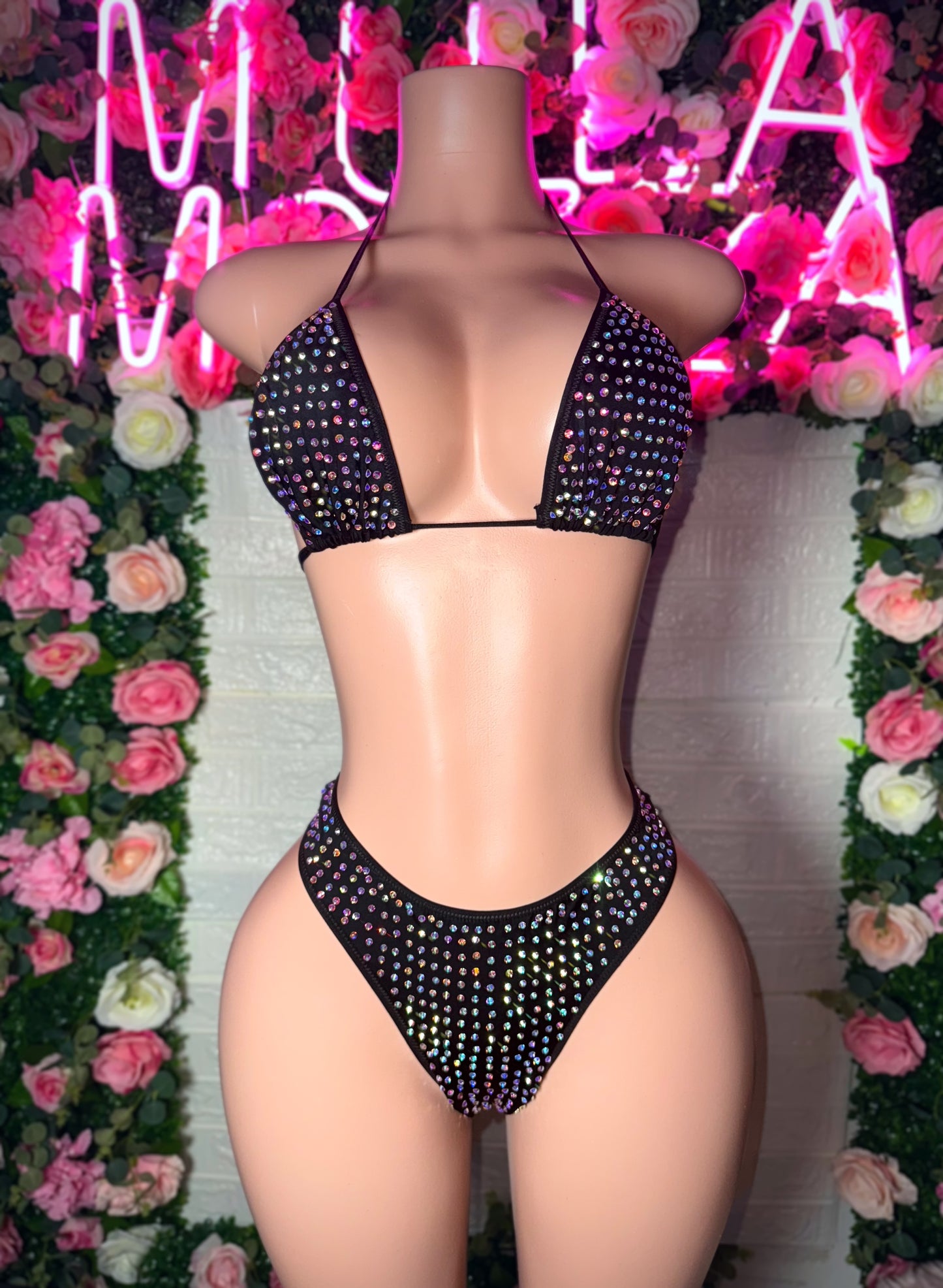 CHLOE- Black Two Piece