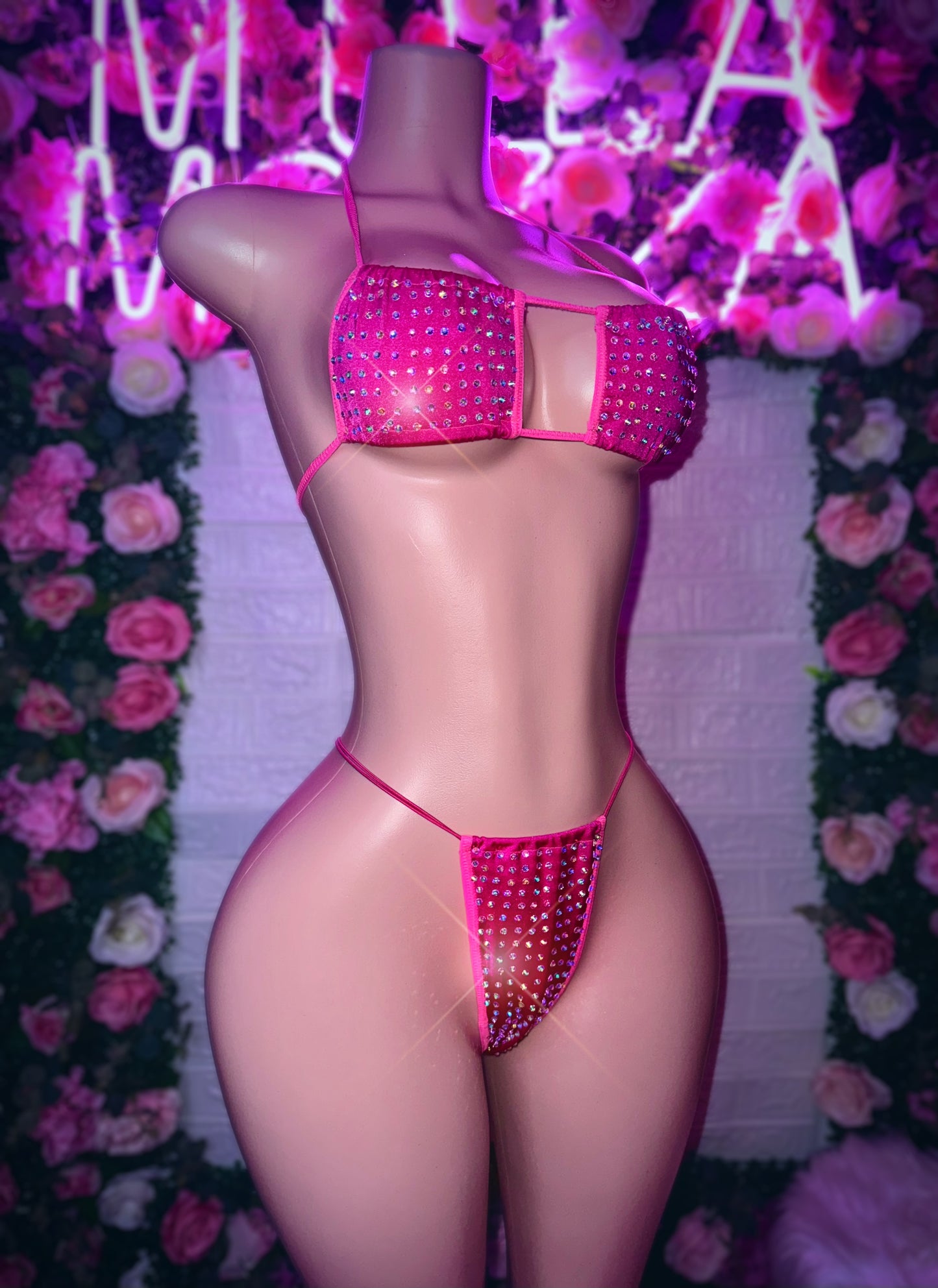 SASHA- Hot Pink Bikini