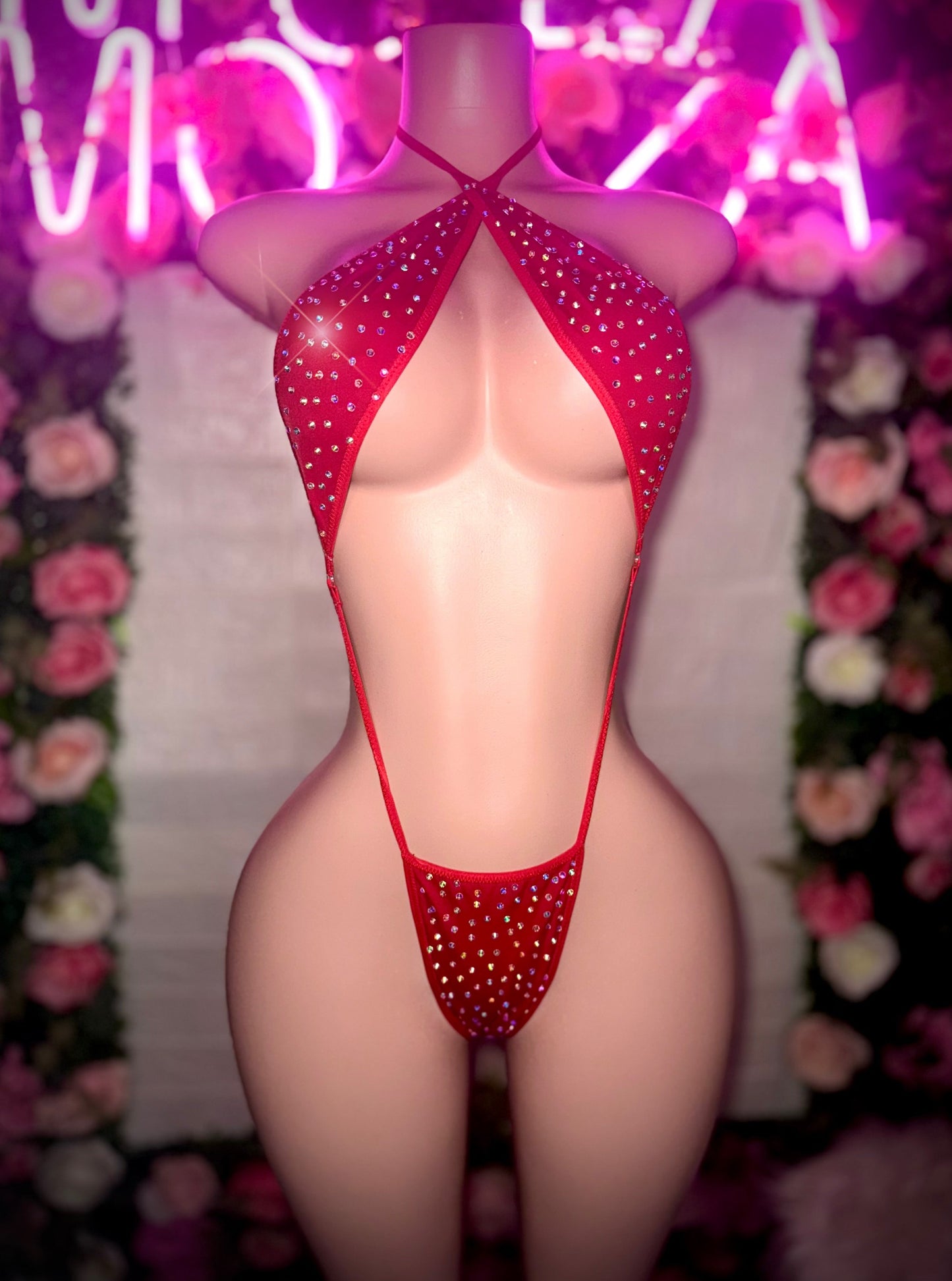 SLINGSHOT - Ruby Red One Piece