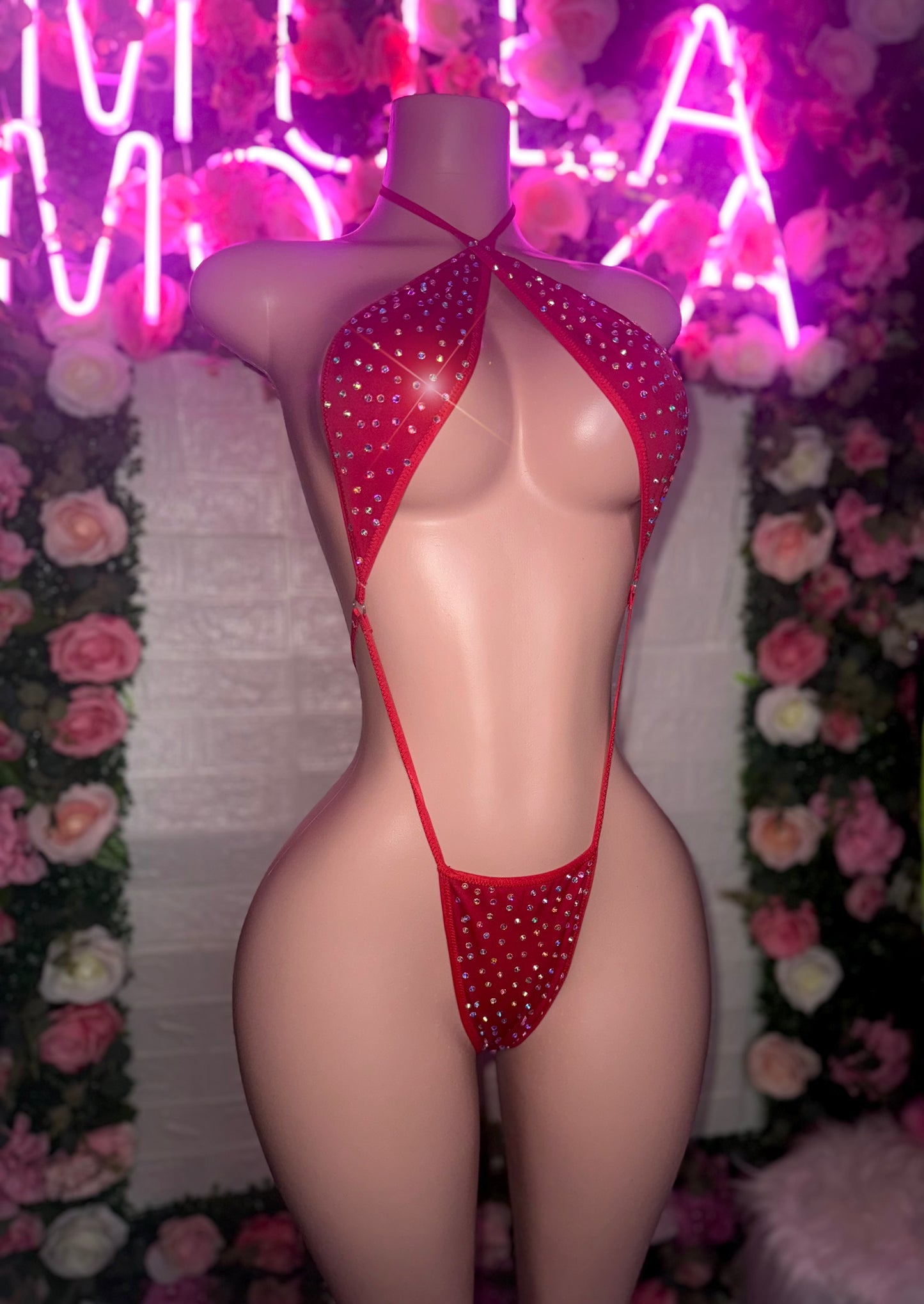 SLINGSHOT - Ruby Red One Piece