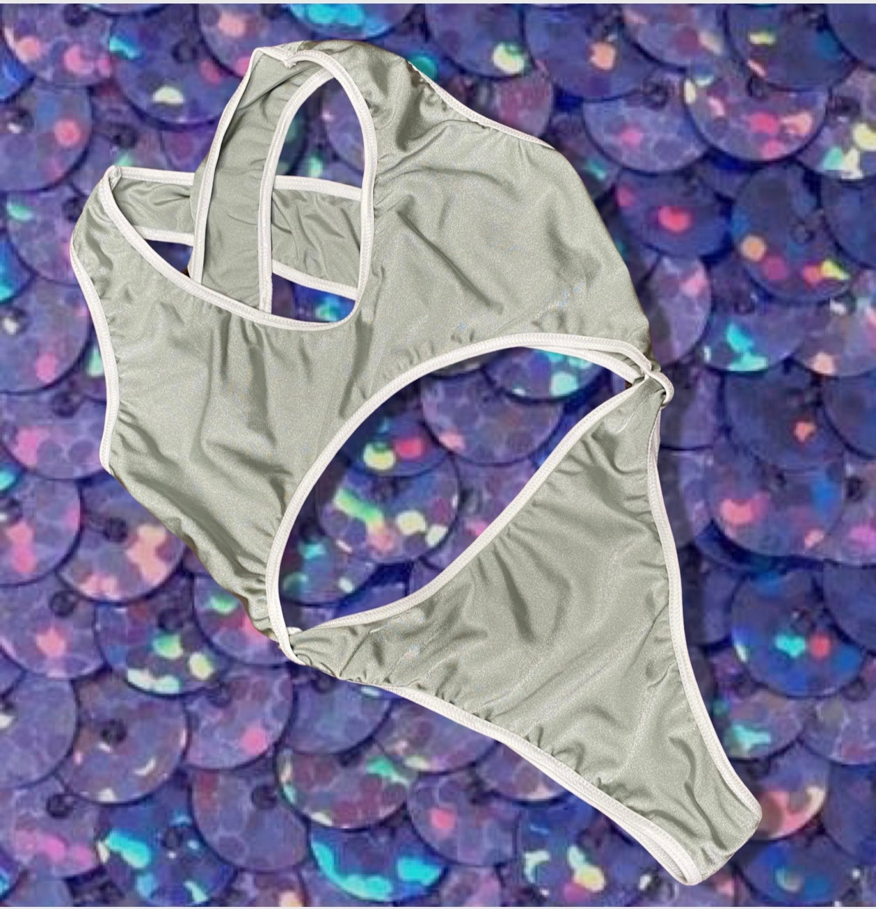 SILVER LADY Bodysuit - READY TO SHIP