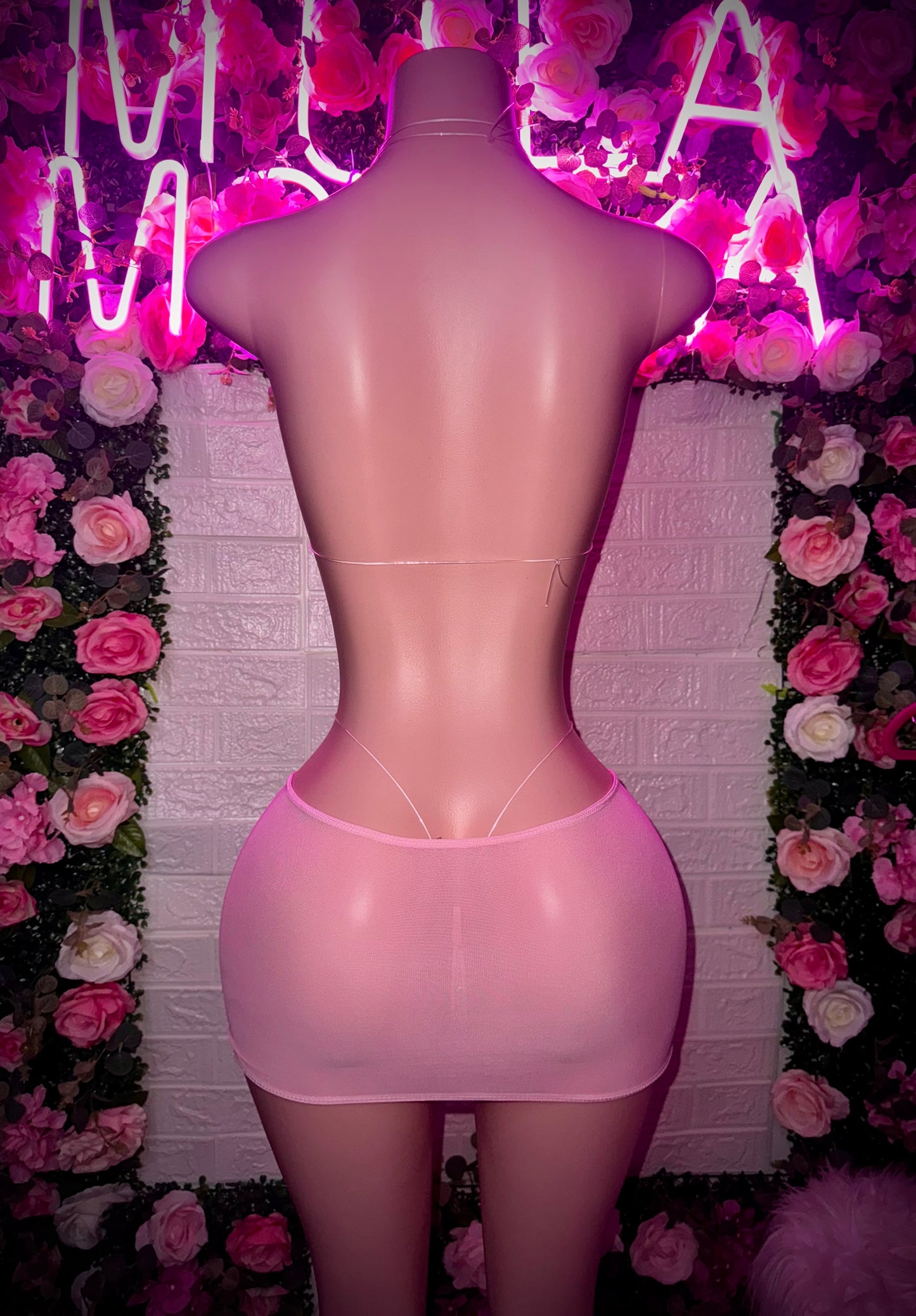 APHRODITE - Light Pink Skirt Set