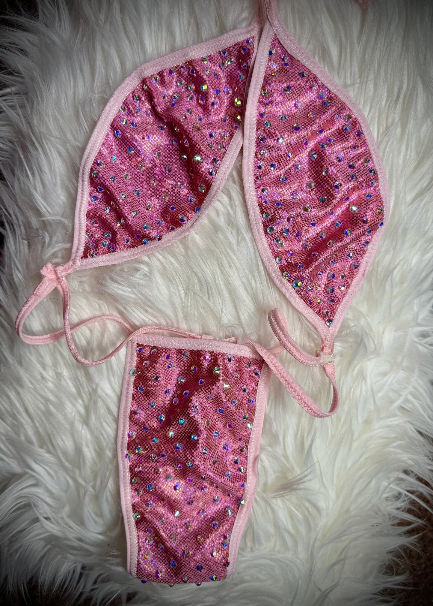 SLINGSHOT - Metallic Pink One Piece