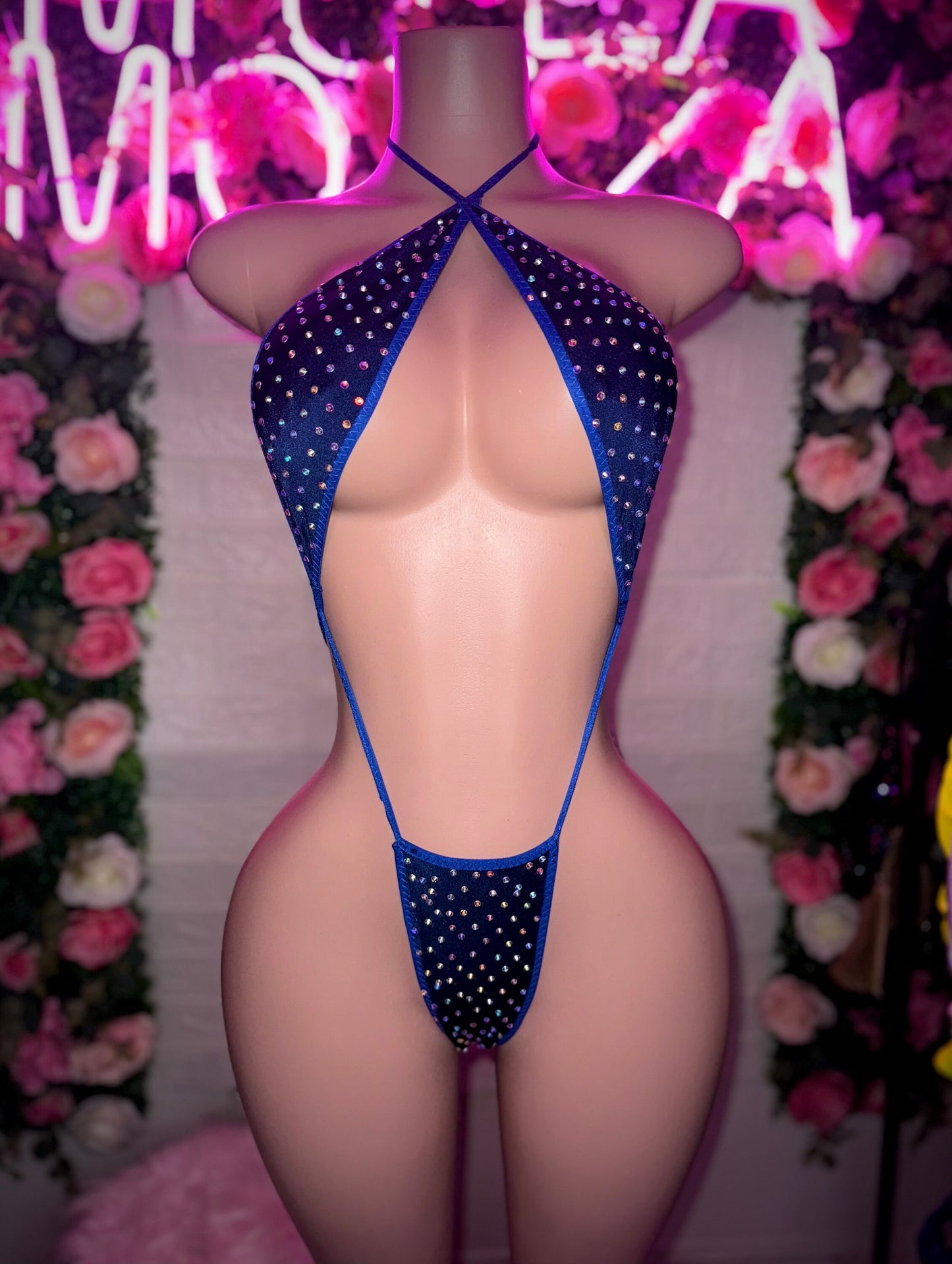 SLINGSHOT - Navy Blue One Piece