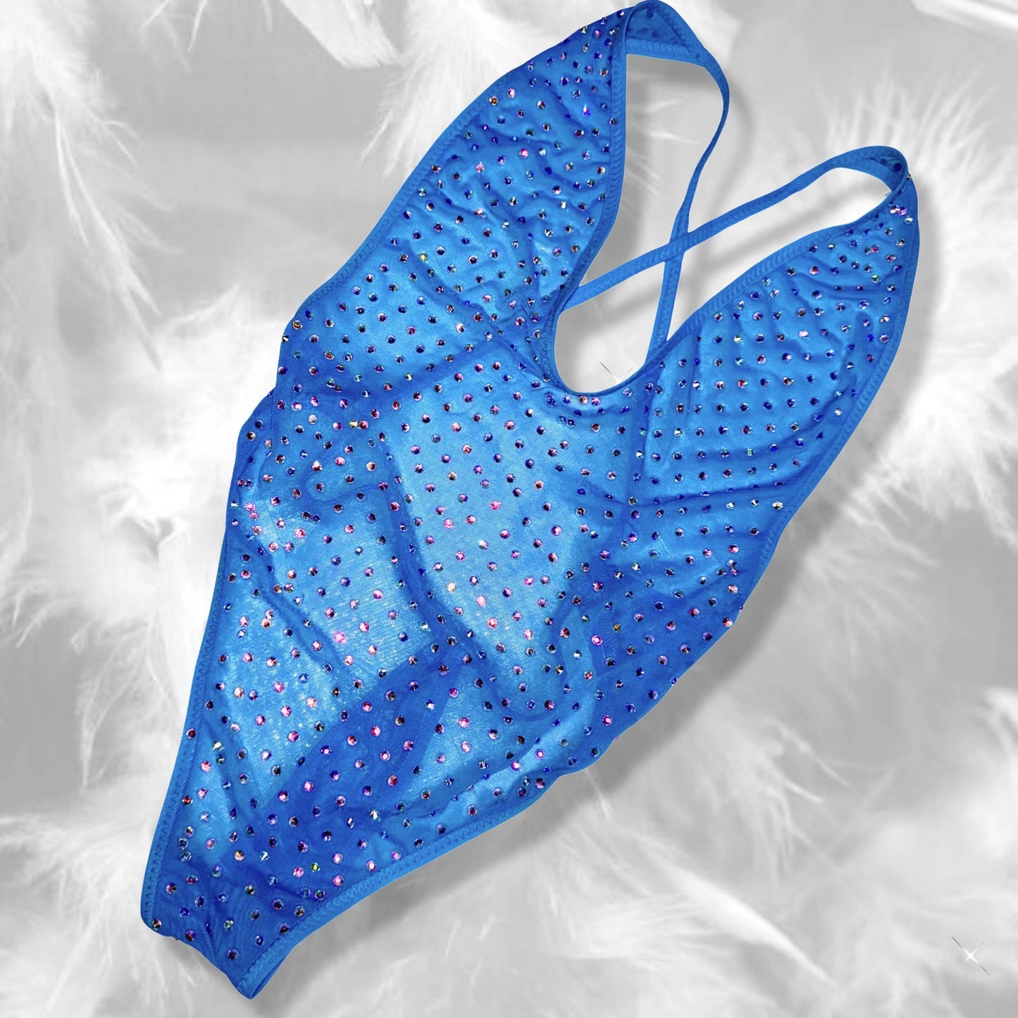 DIONNE - Blue See Through One Piece