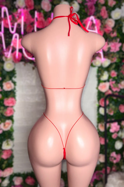 PIXIE MICROKINI - Red Metallica