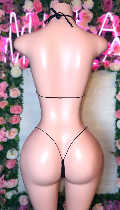 PIXIE MICROKINI - Black