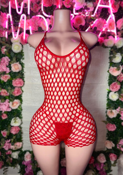 GIGI Fishnet Romper