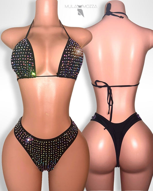 CHLOE- Black Two Piece