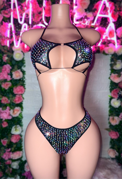 STARKINI- Black Galactic Two Piece