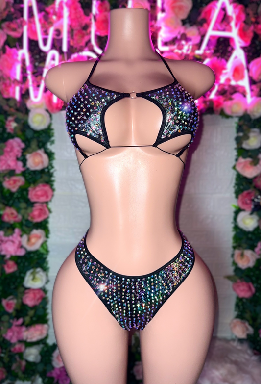 STARKINI- Black Galactic Two Piece