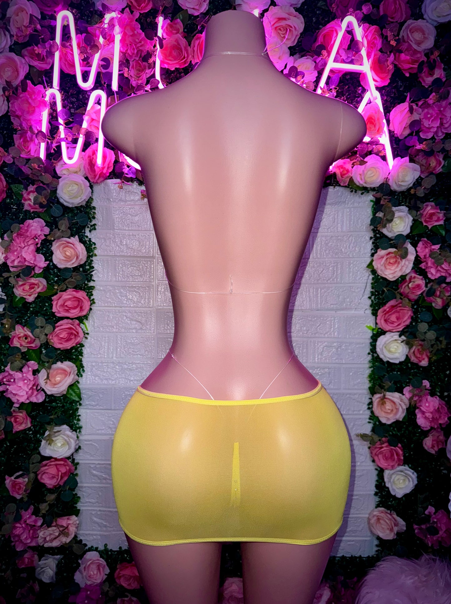 APHRODITE - Lemon Drop Skirt Set