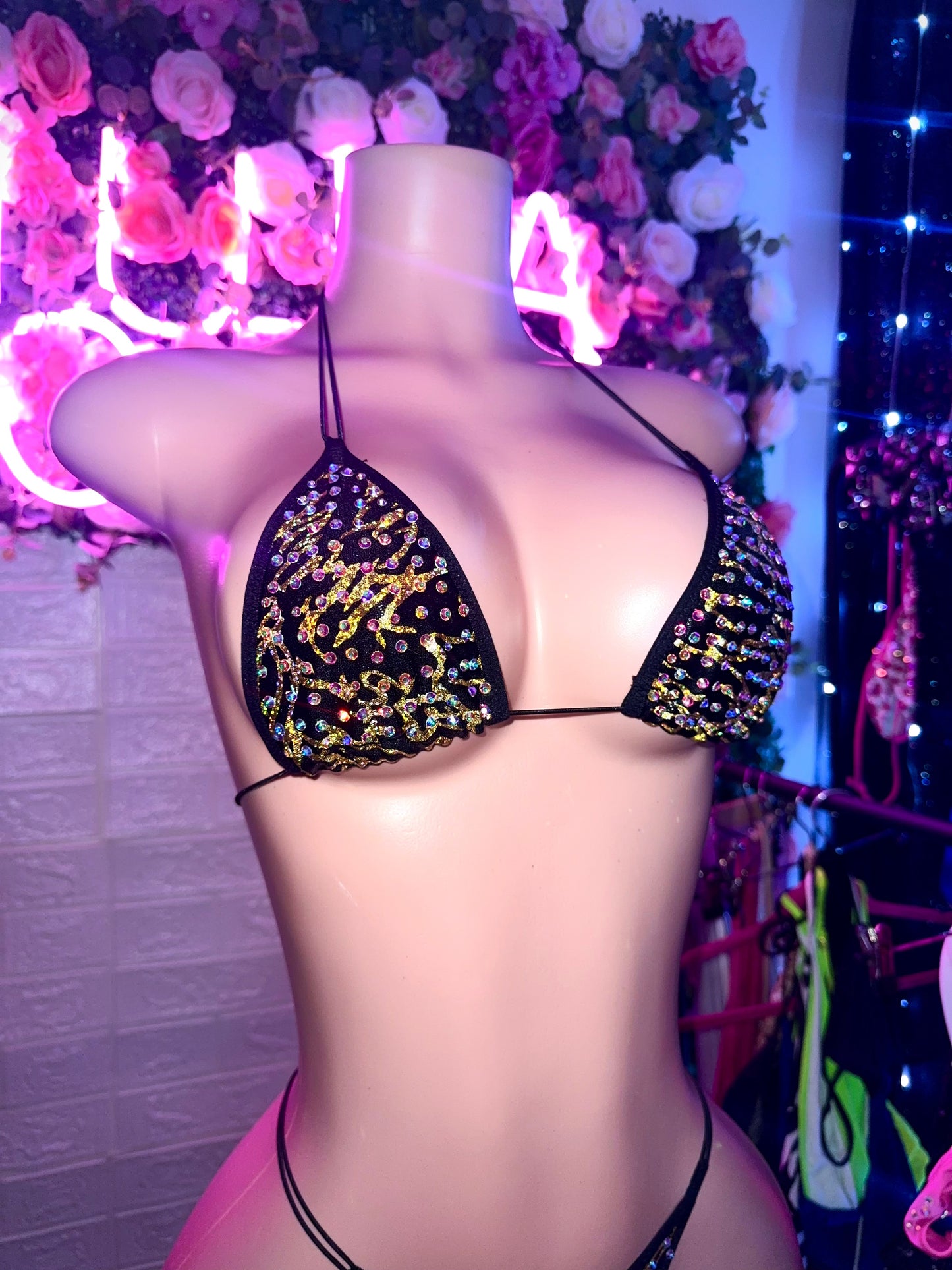 VESPERA - Thunder Glow Rhinestone Bikini