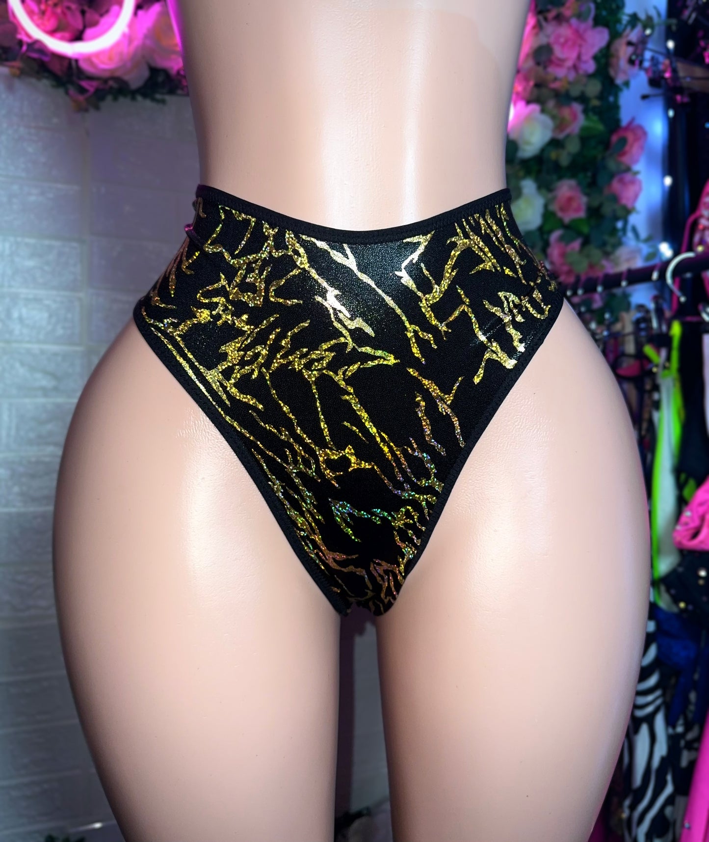 AMIRA- Thunder Glow High Waist Bikini