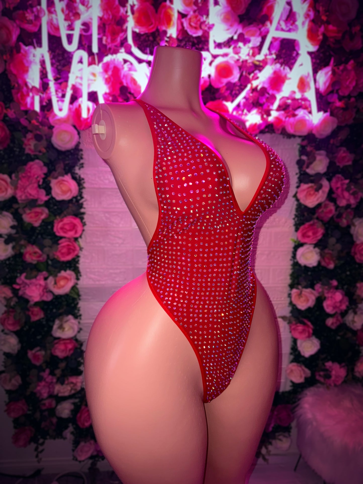 DIONNE - Ruby Red One Piece