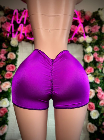 STARKINI - Plum Purple Shorts Set