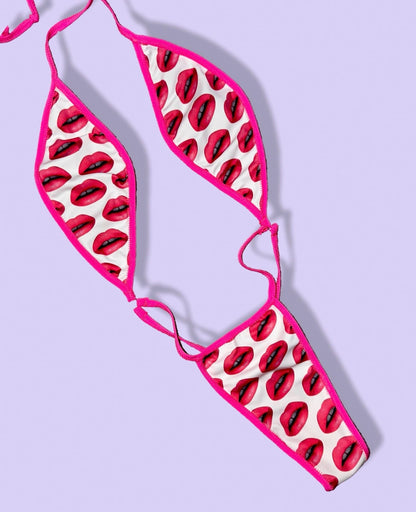 PINK LIPS SLINGSHOT  - READY TO SHIP