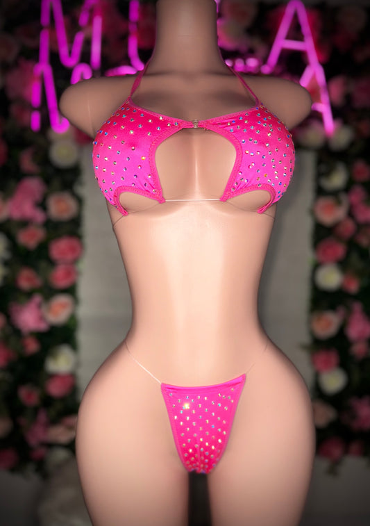 STARKINI - Neon Pink Bikini READY TO SHIP