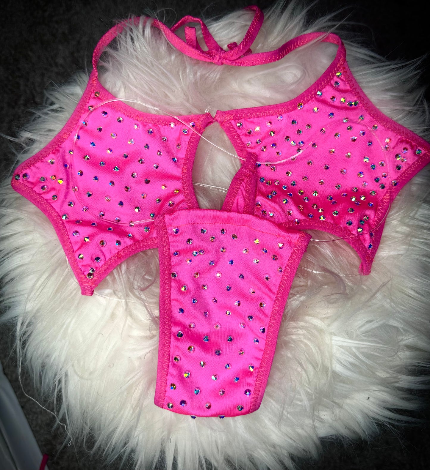 STARKINI - Neon Pink Bikini READY TO SHIP