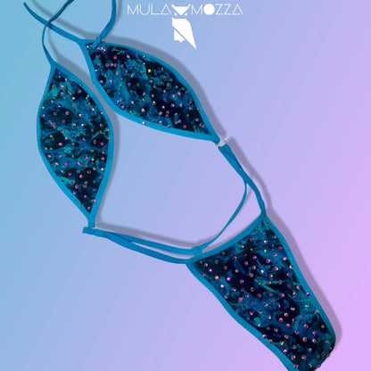 SLINGSHOT - Blue Tie Dye One Piece