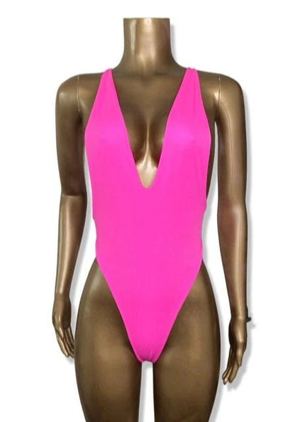 DIONNE - Neon Pink One Piece READY TO SHIP