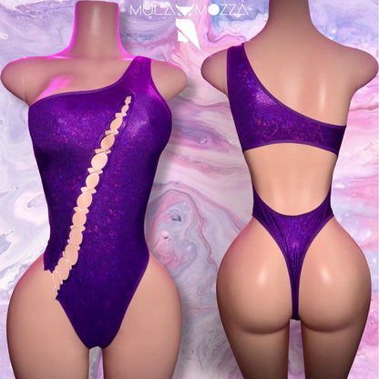 KHALEESI - Metallic Purple One Piece