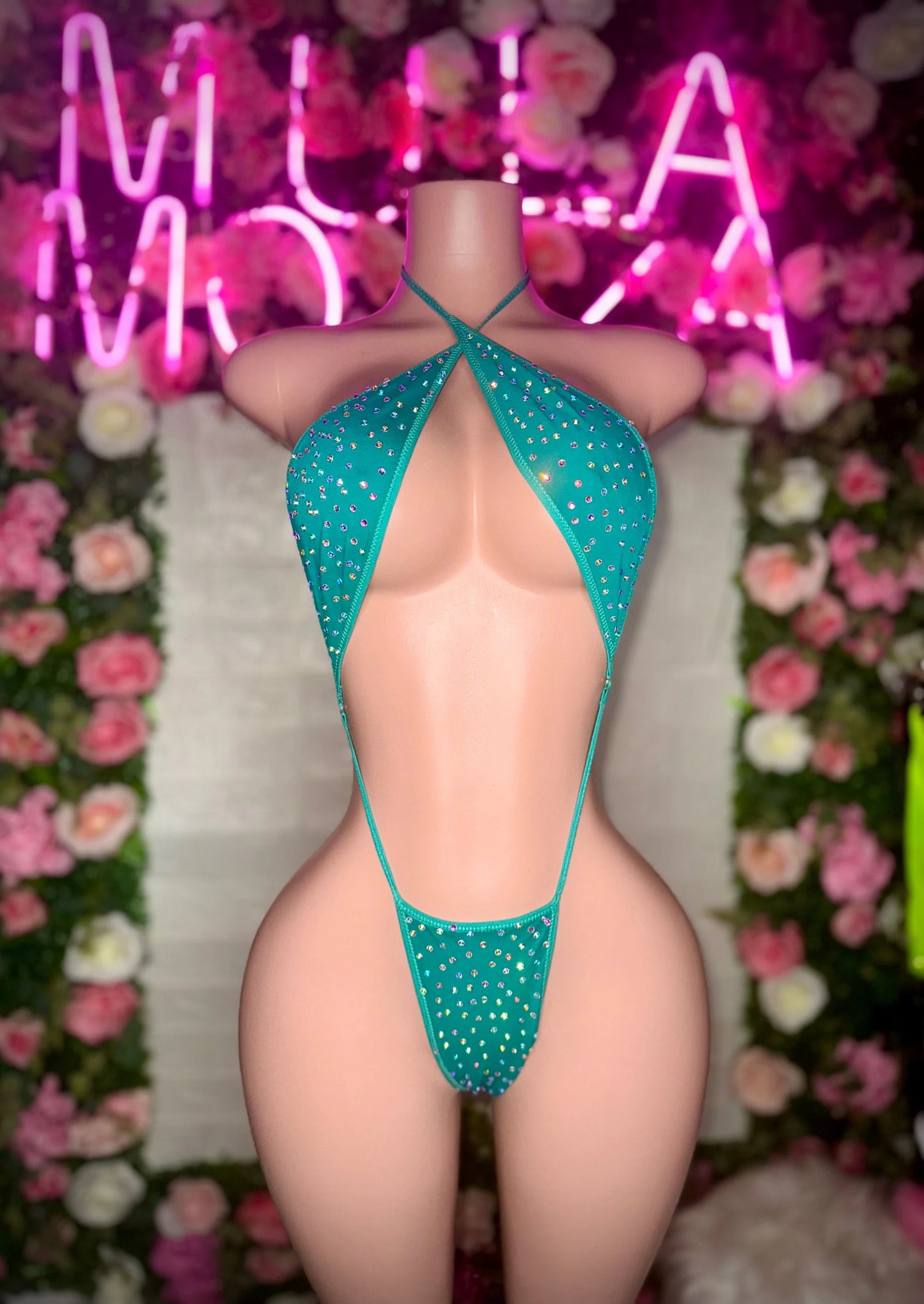 SLINGSHOT - Jade Green One Piece