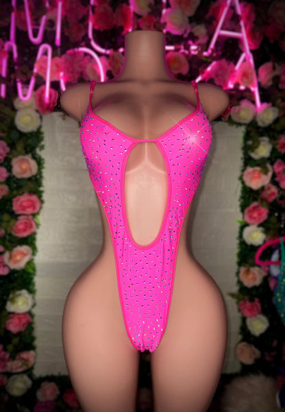 ISABELLA - Neon Pink One Piece