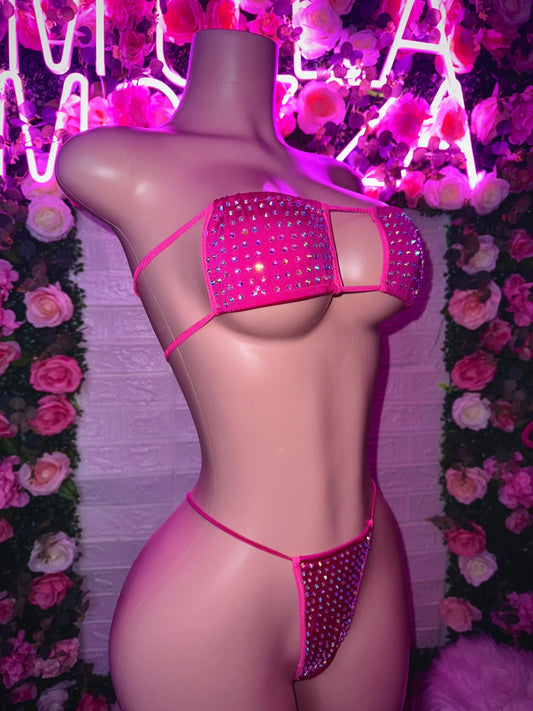 SASHA- Hot PinkTwo Piece READY TO SHIP