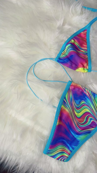 PIXIE MICROKINI - Rainbow Swirl