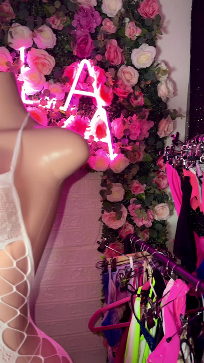 Heaven Sent Fishnet Romper