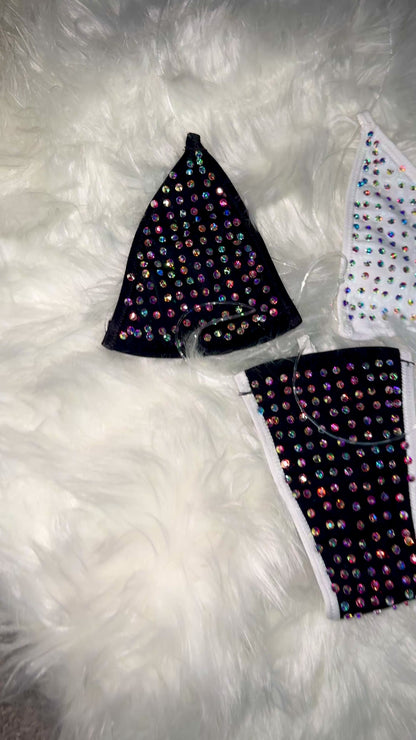 VENUS - Ying Yang Rhinestone Bikini