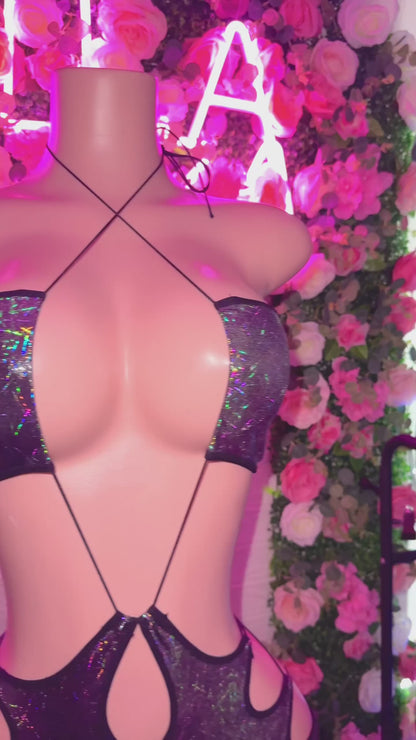 CALYPSO- Black Galactic One Piece