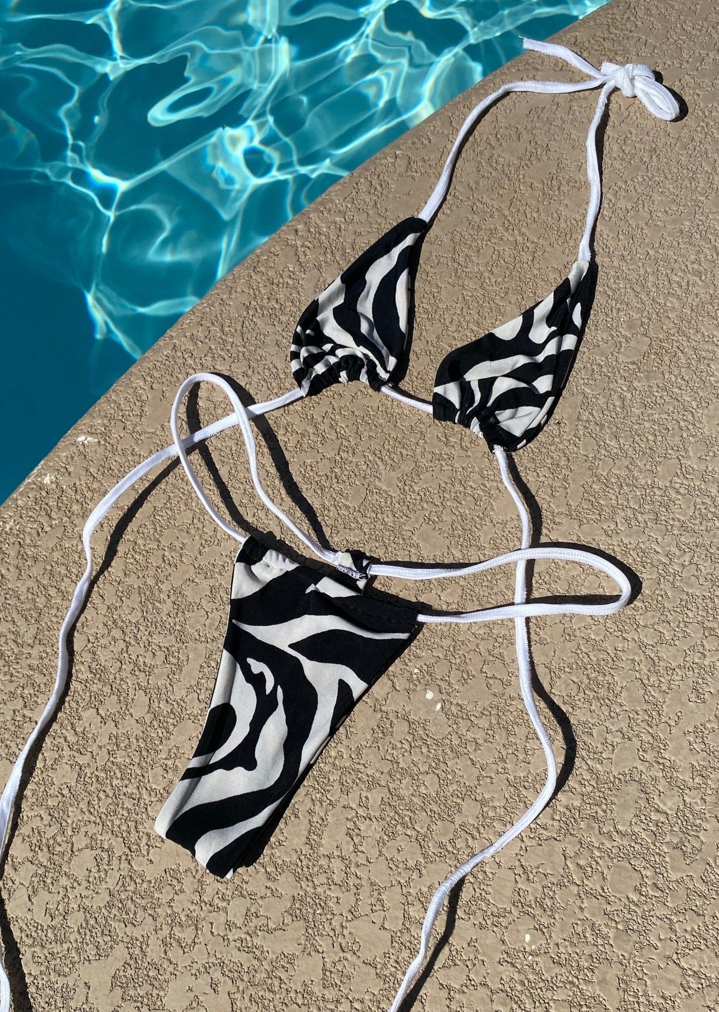 SADE - Zebra G String Bikini