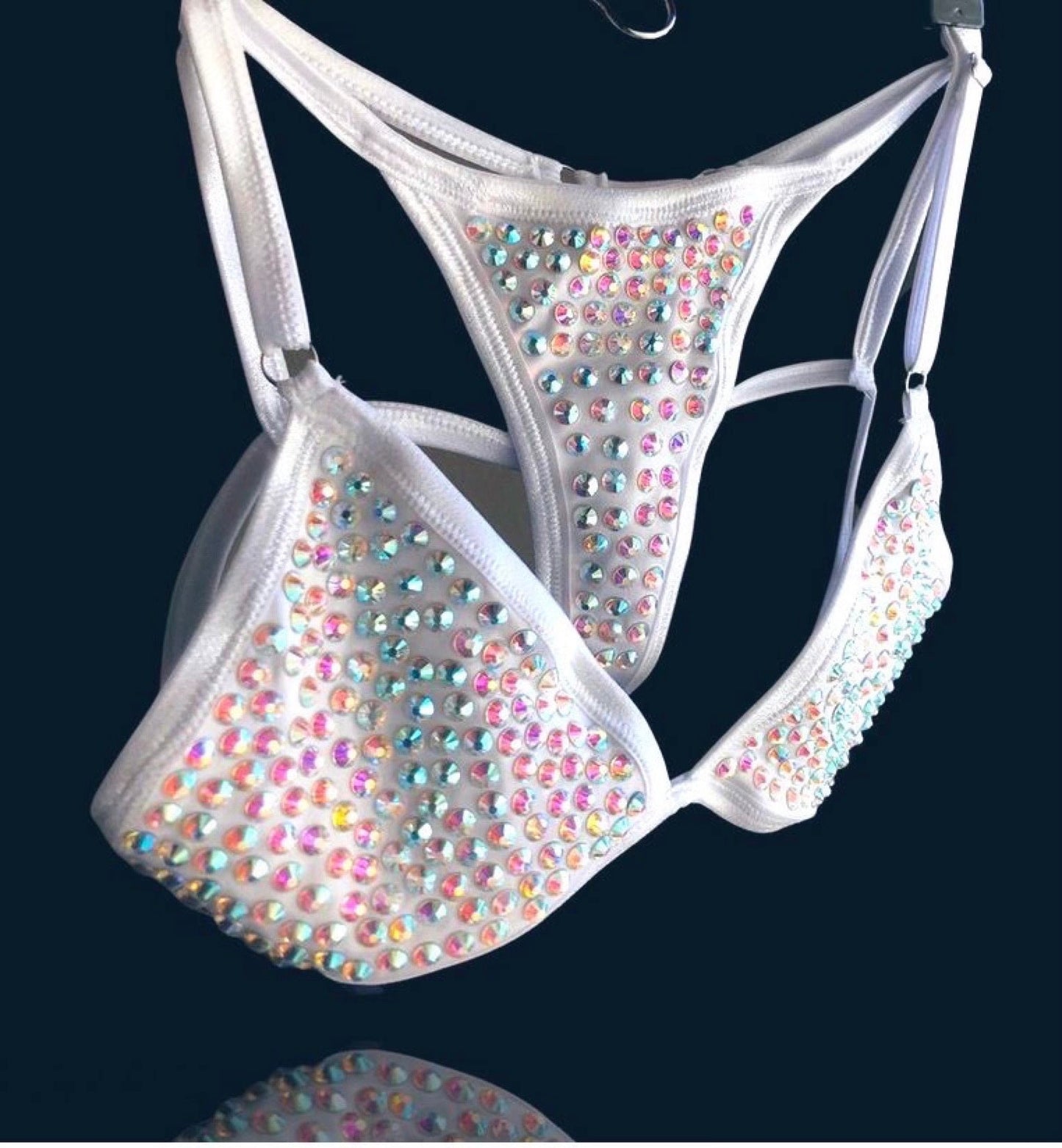 VENUS - White Rhinestone Bikini