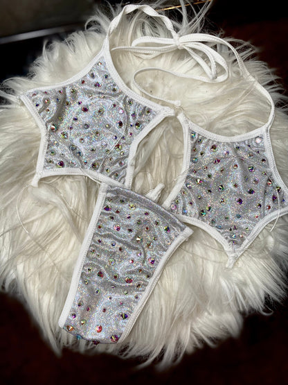 STARKINI - Glitter Silver Bikini