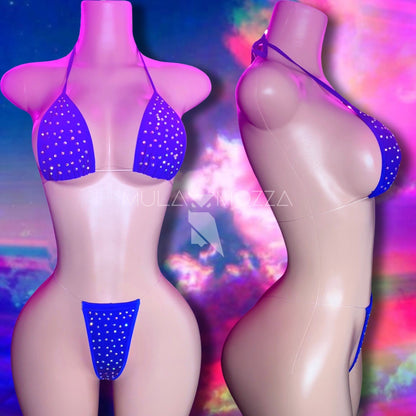 VENUS - Royal Blue Rhinestone Bikini