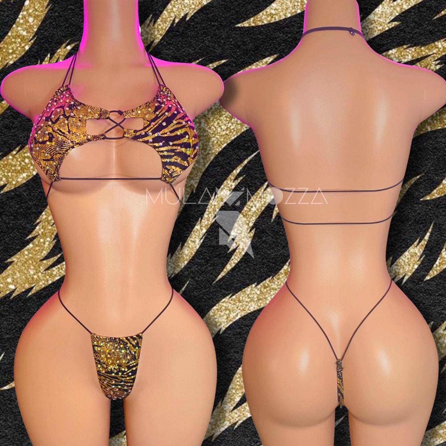 LALA - Gold Tiger Two Piece